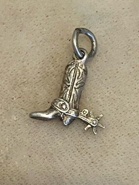 Vintage Cowboy Boot & Spur Charm
